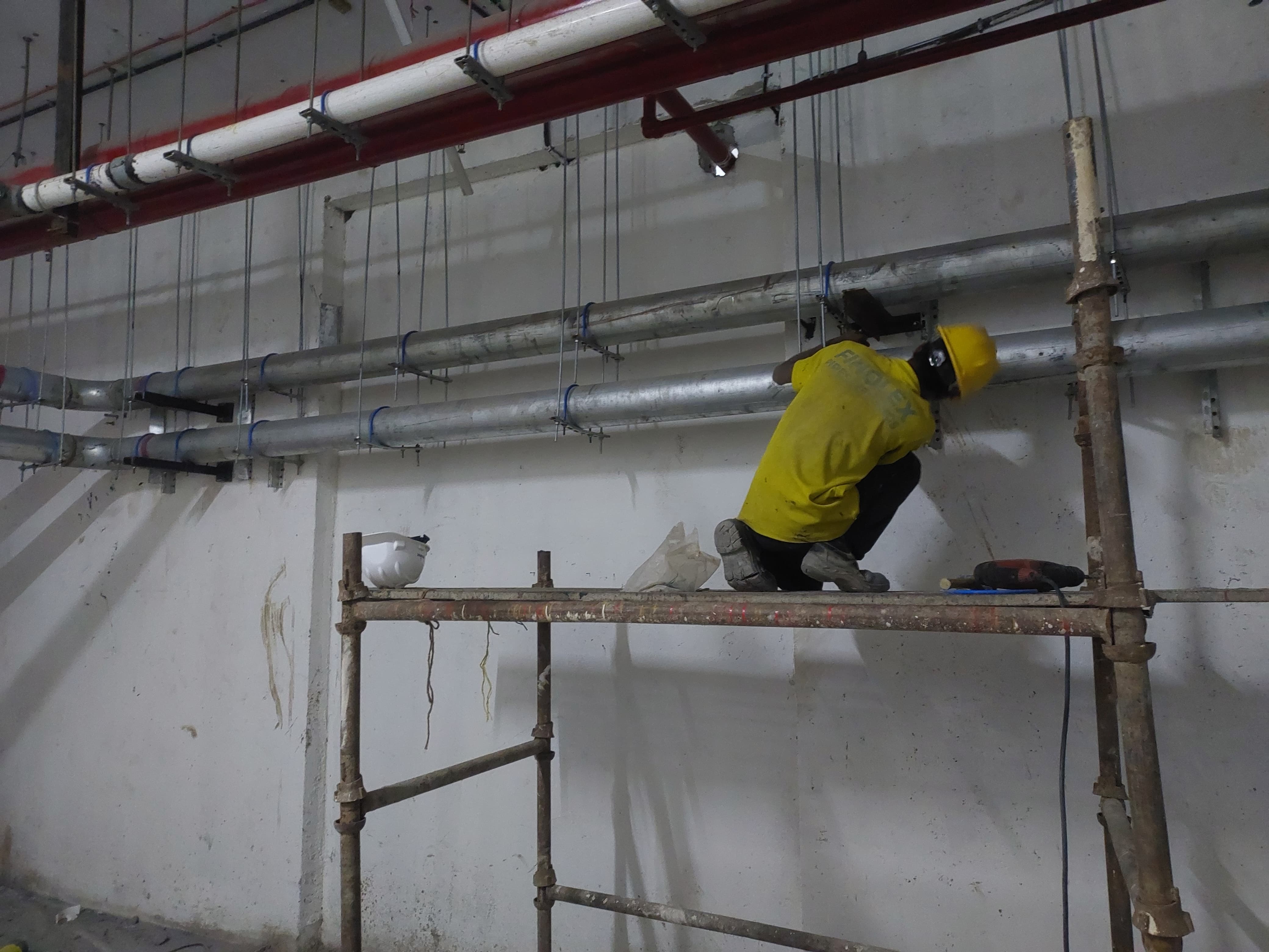 High-rise plumbing site work project 6 in Mumbai